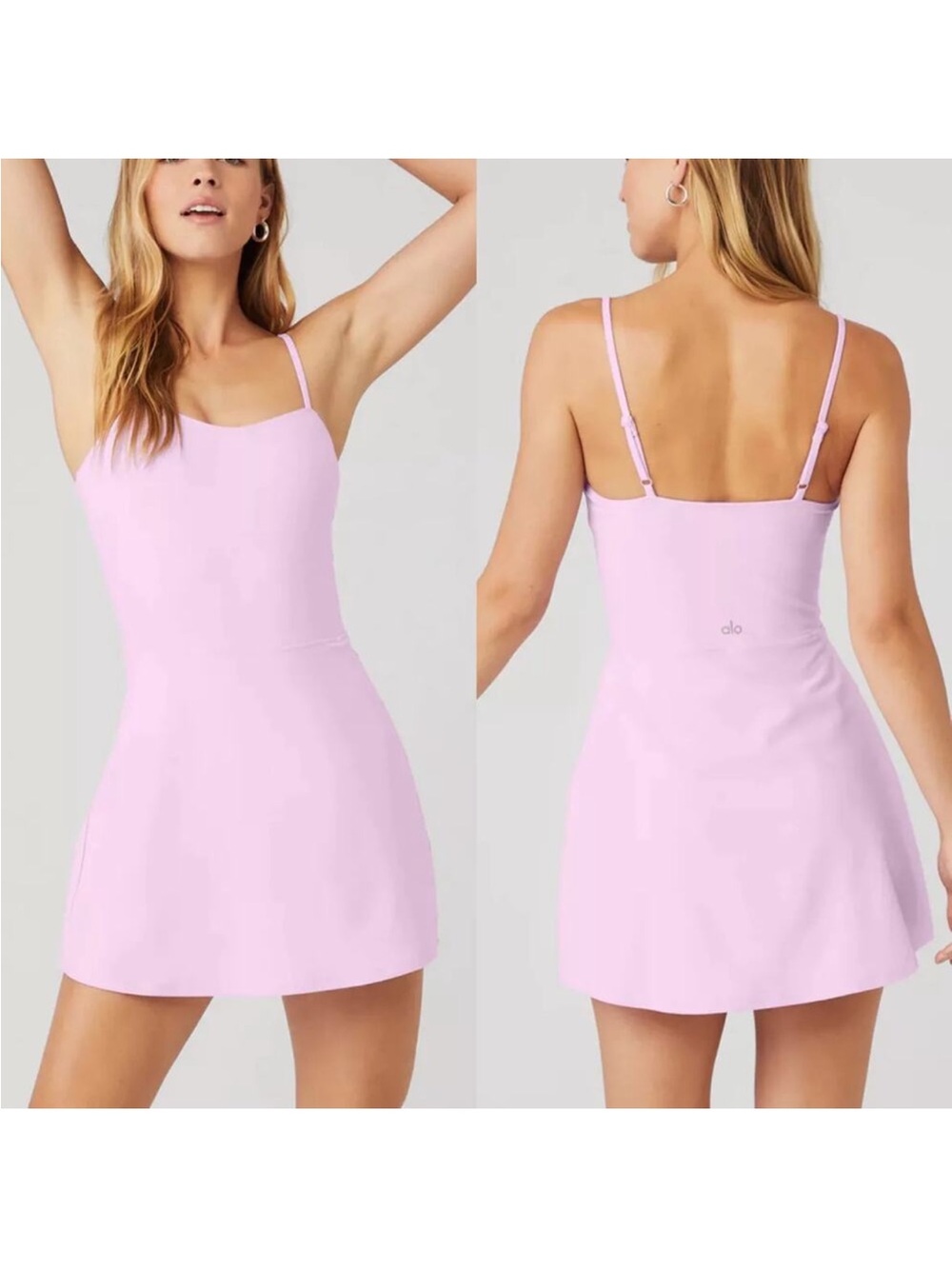 ALO Yoga  sugar plum Courtside tennis dress Medium